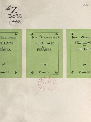 cover image of Feuillage et pierres